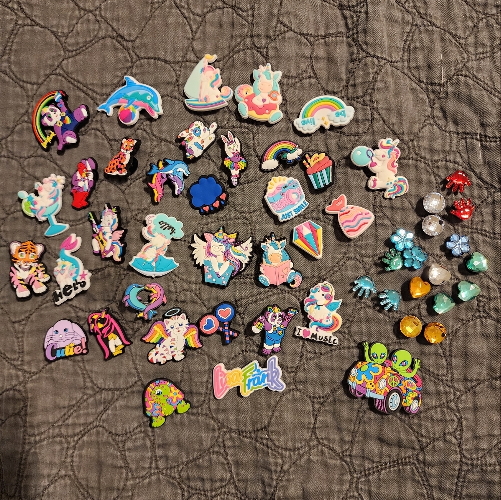 Lisa Fank/Unicorn Croc Charms